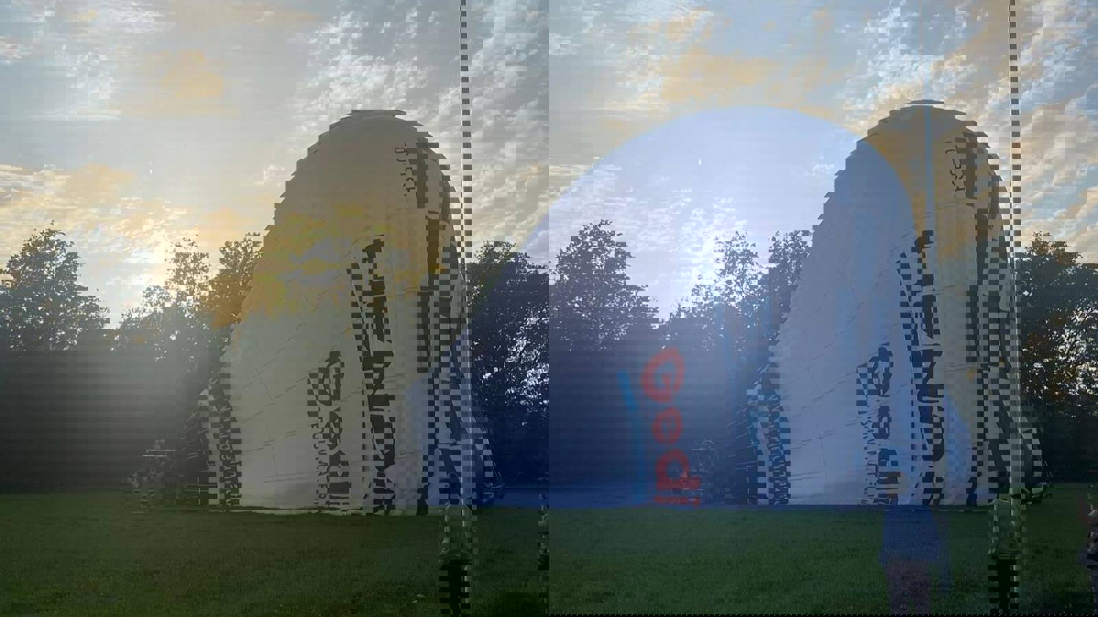 Ballonvaren boven Hoogstraten