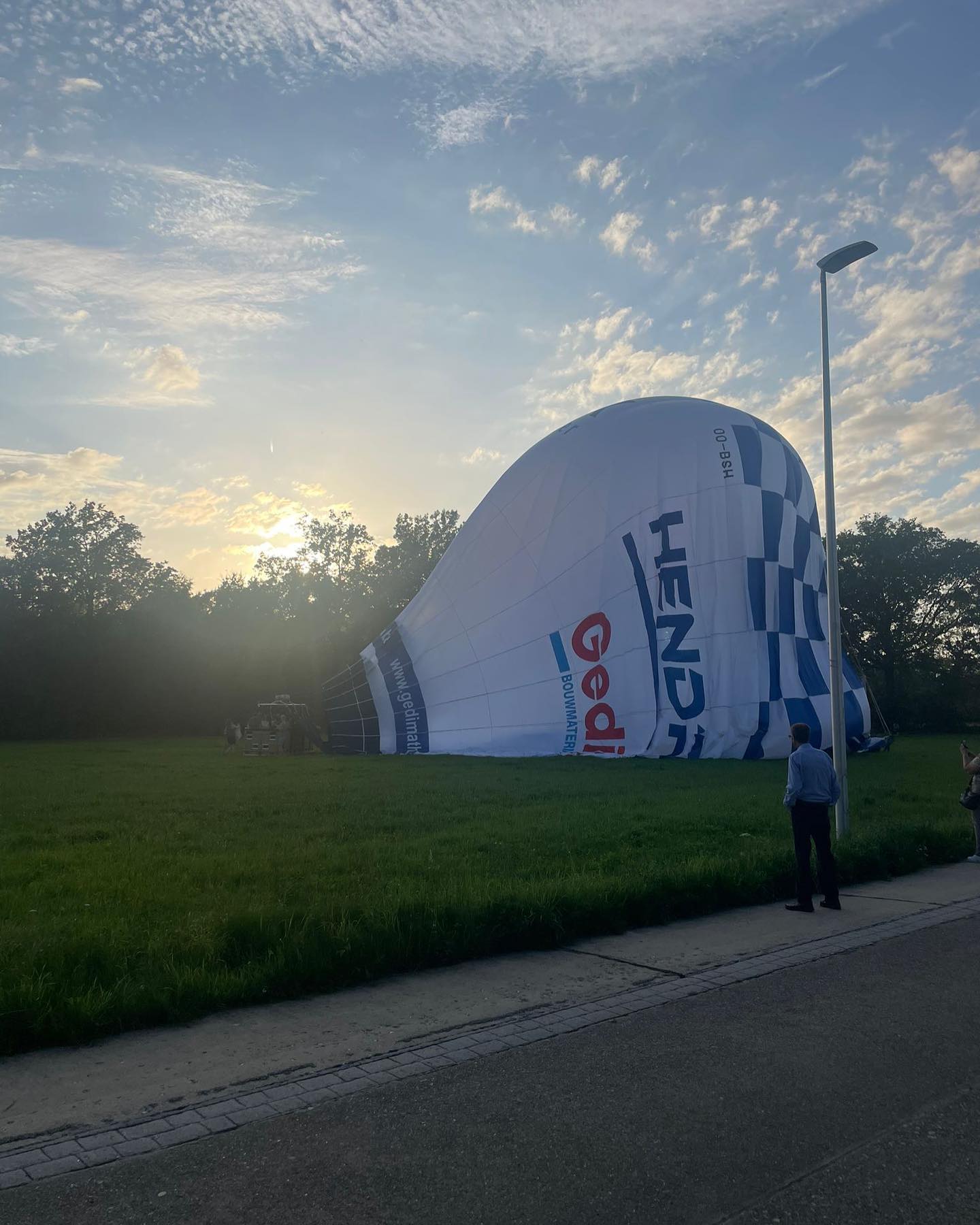 Ballonvaren boven Hoogstraten