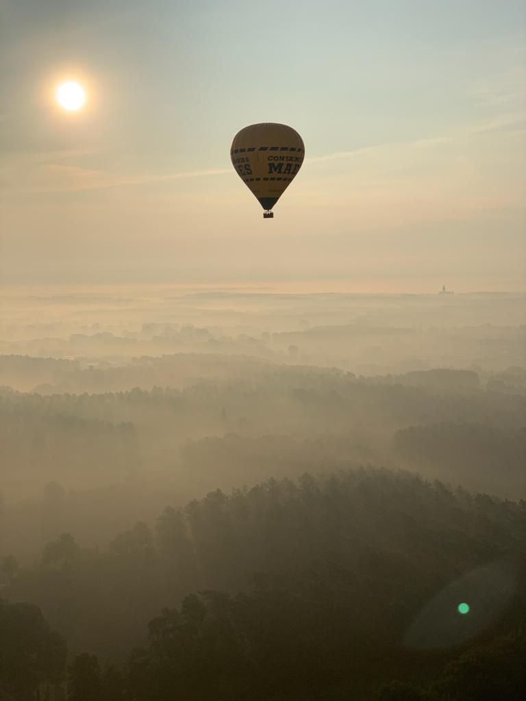 ochtend ballonvlucht