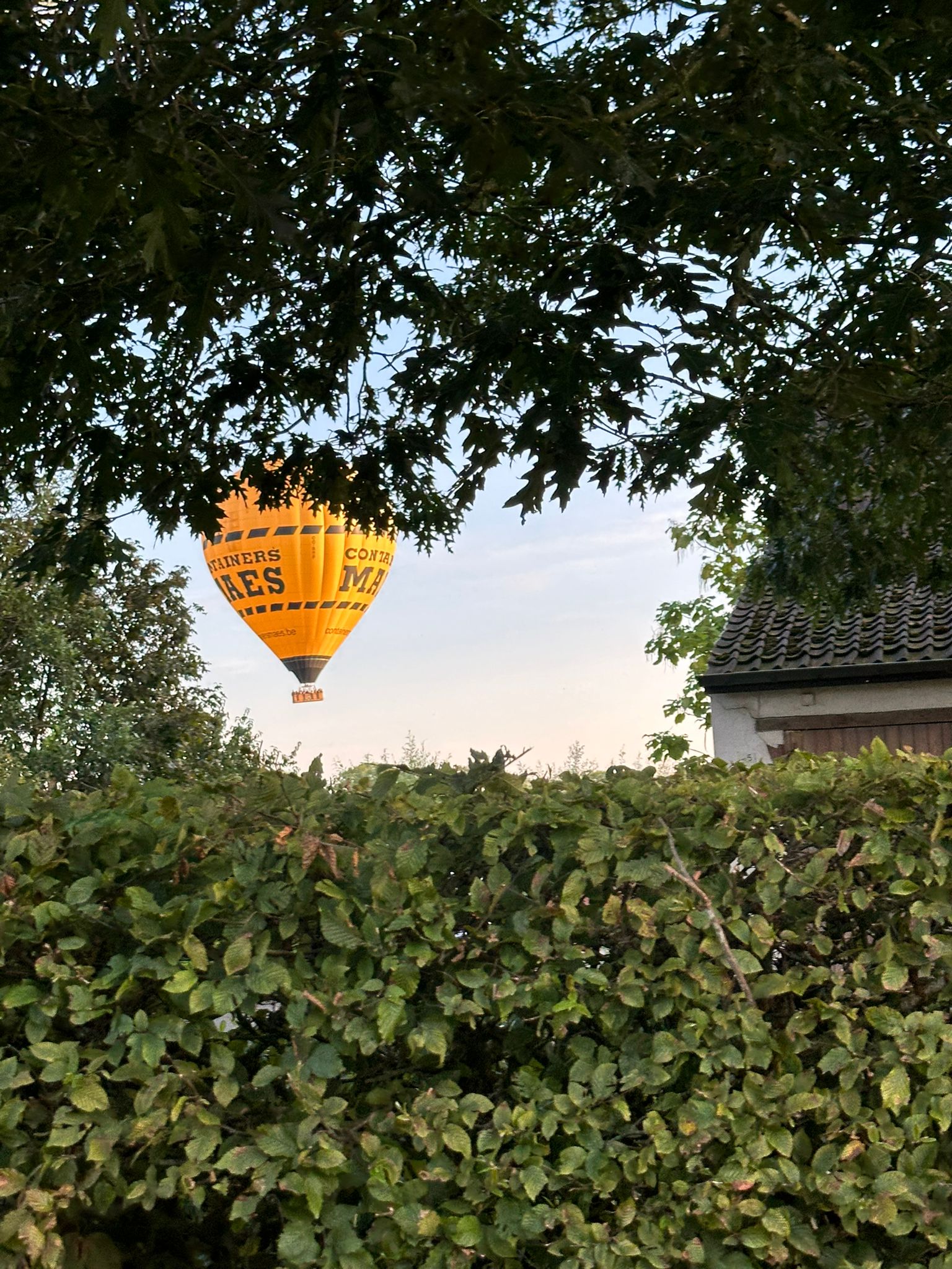 Ballonvlucht boven Arendonk