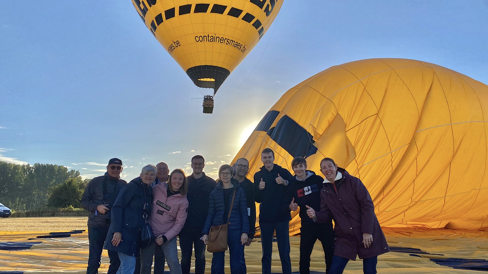 Luchtballonvaart in Kortenaken