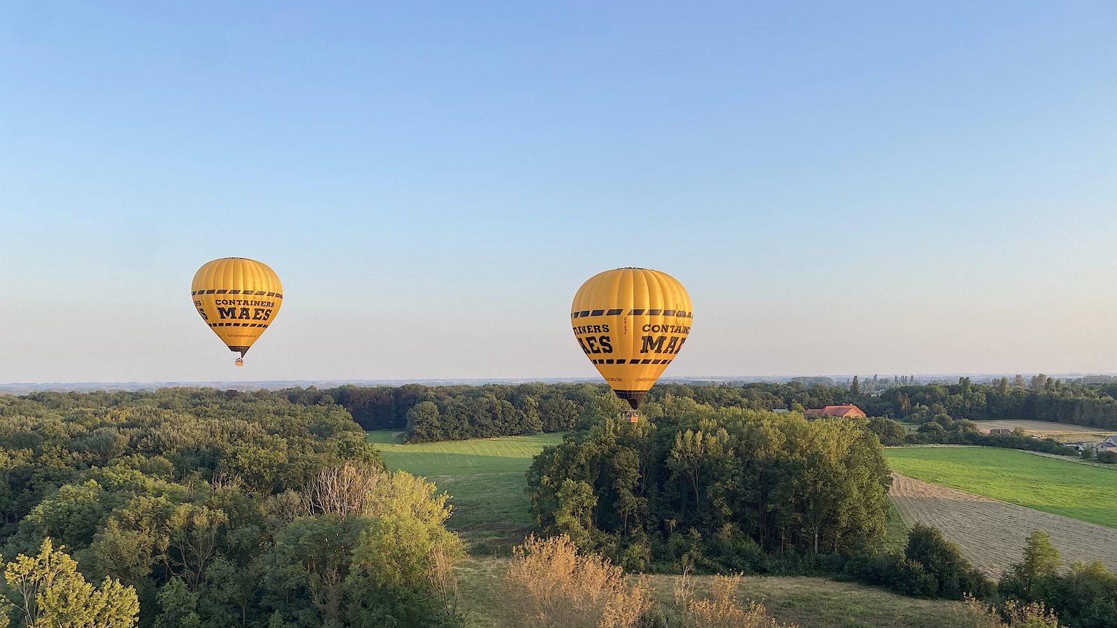 luchtballonnen boven Kortenaken