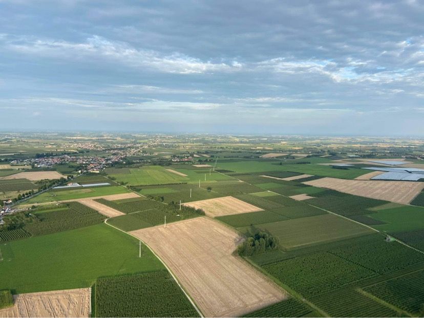 Ballonvaart boven Haspengouw