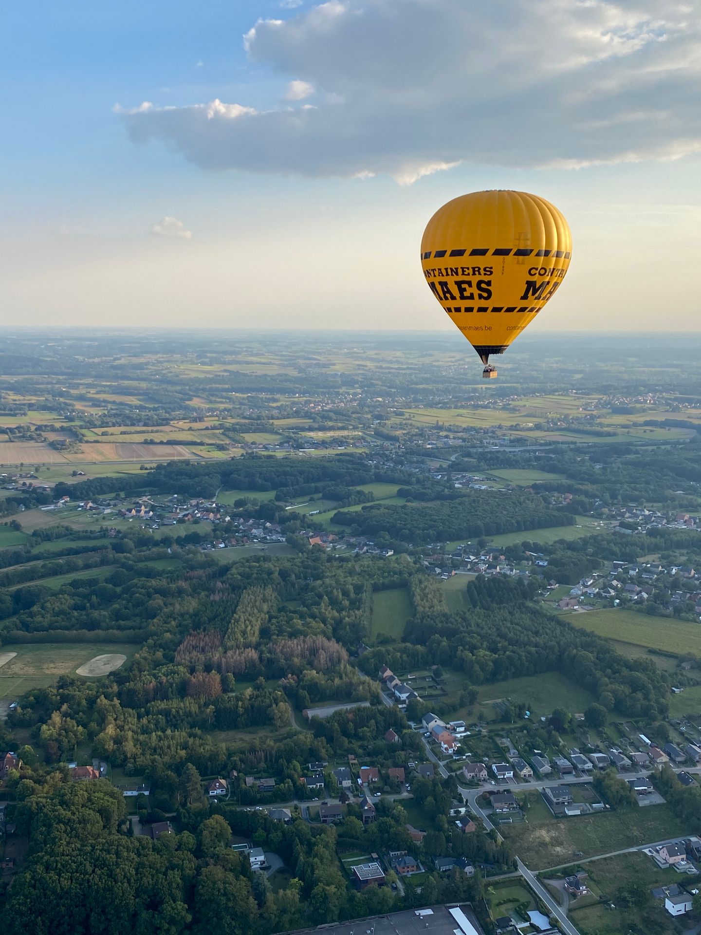 Ballonvlucht boven Boutersem