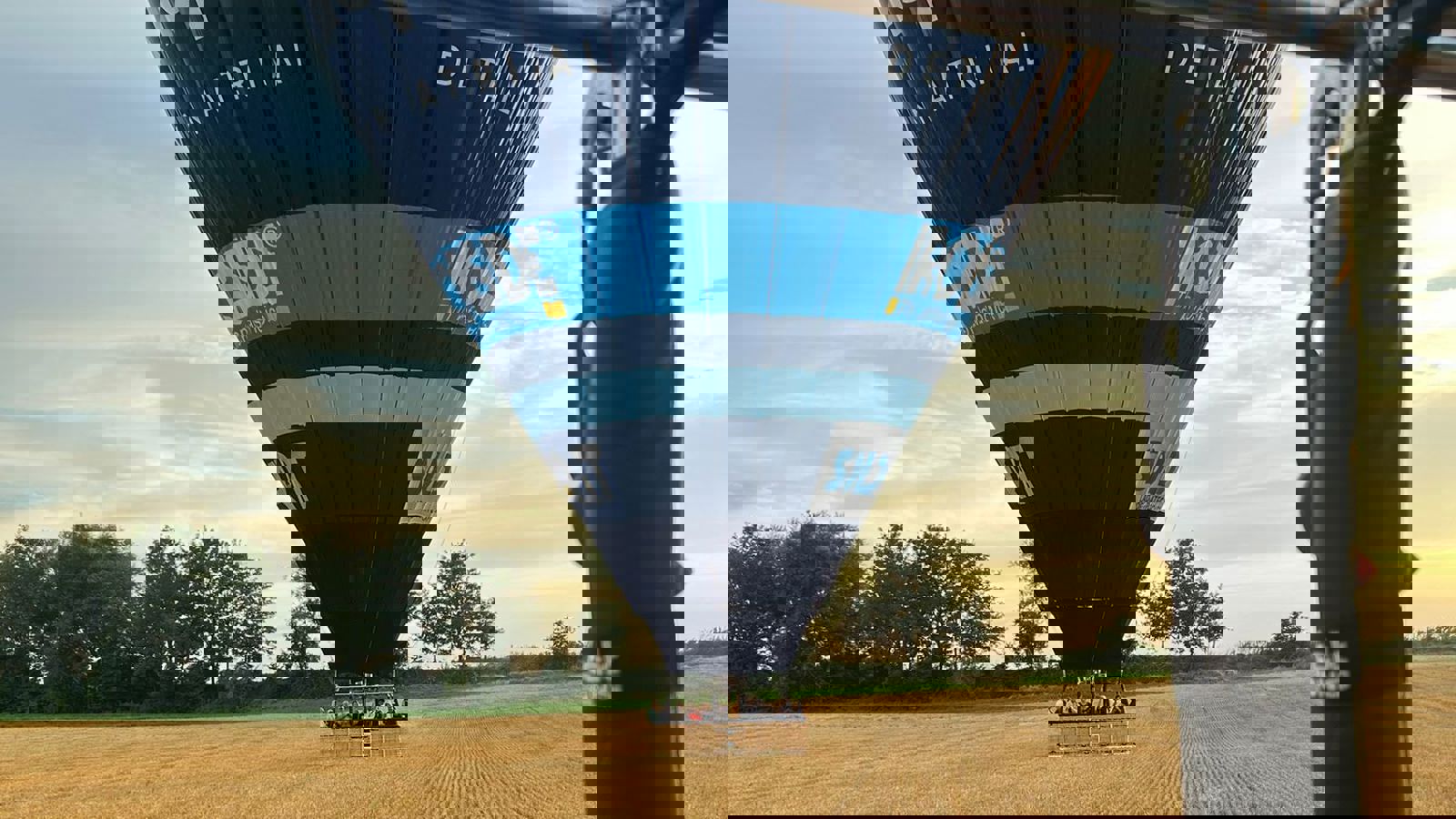 Luchtballonvlucht Landen