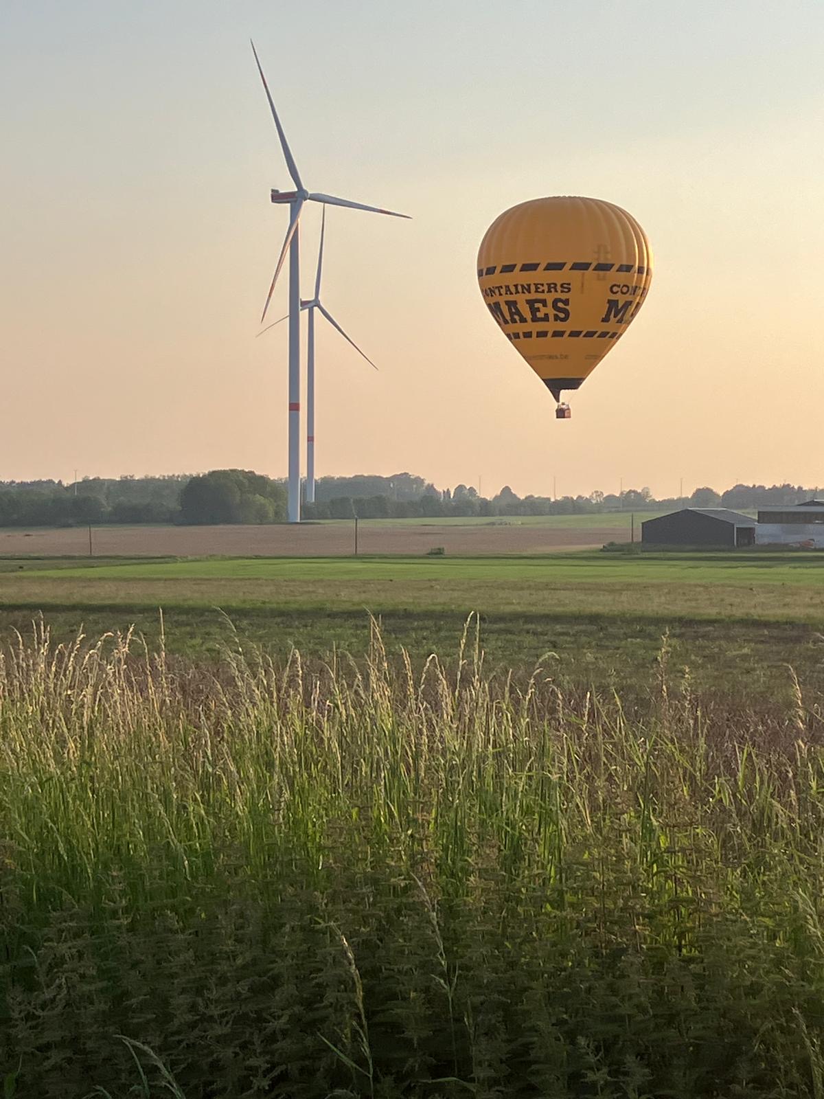 Ballonvaren boven Antwerpen