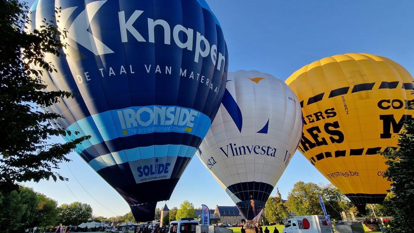 Luchtballons boven Wellen