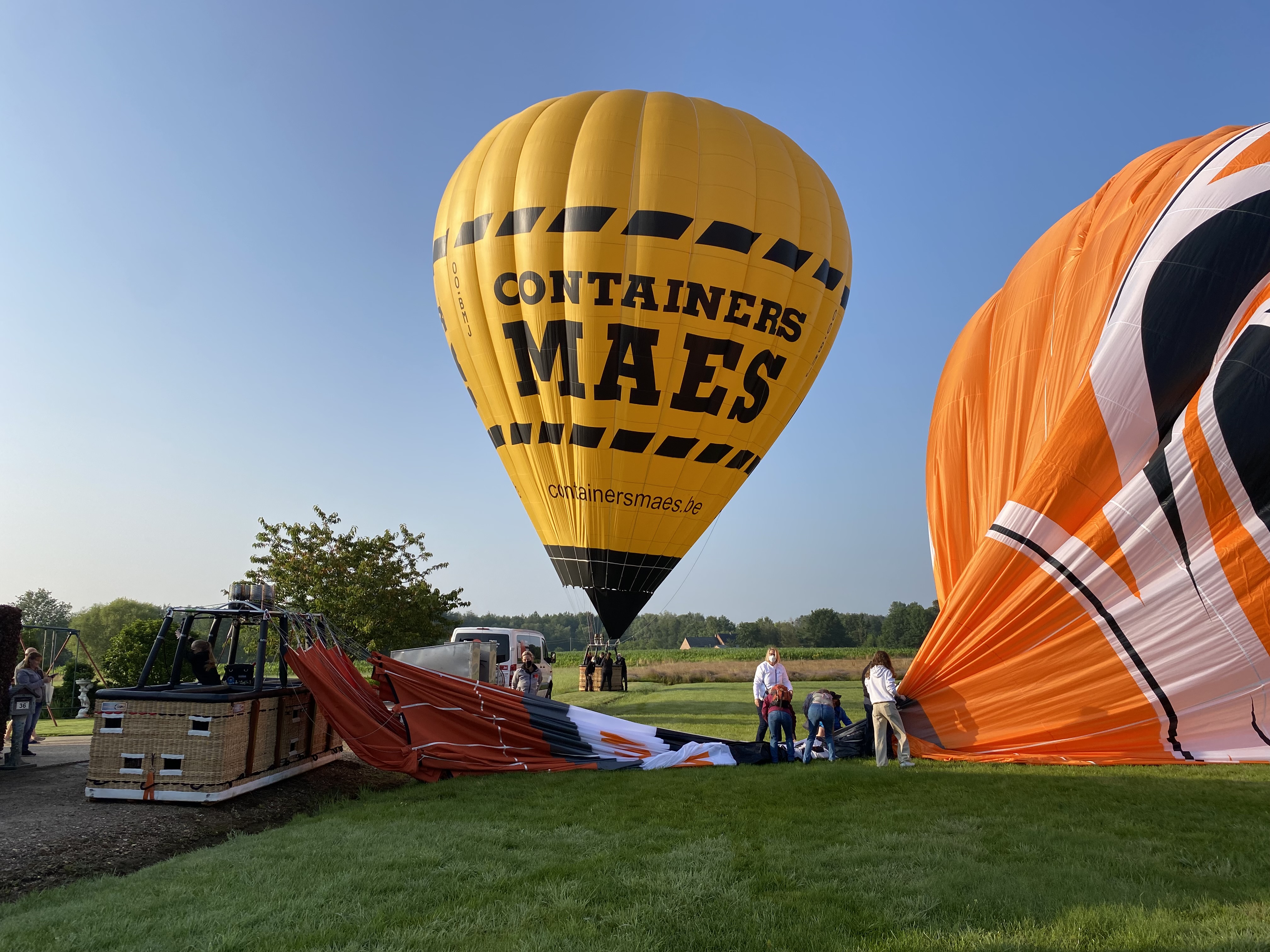 Ballonvaart boven de zuiderkempen