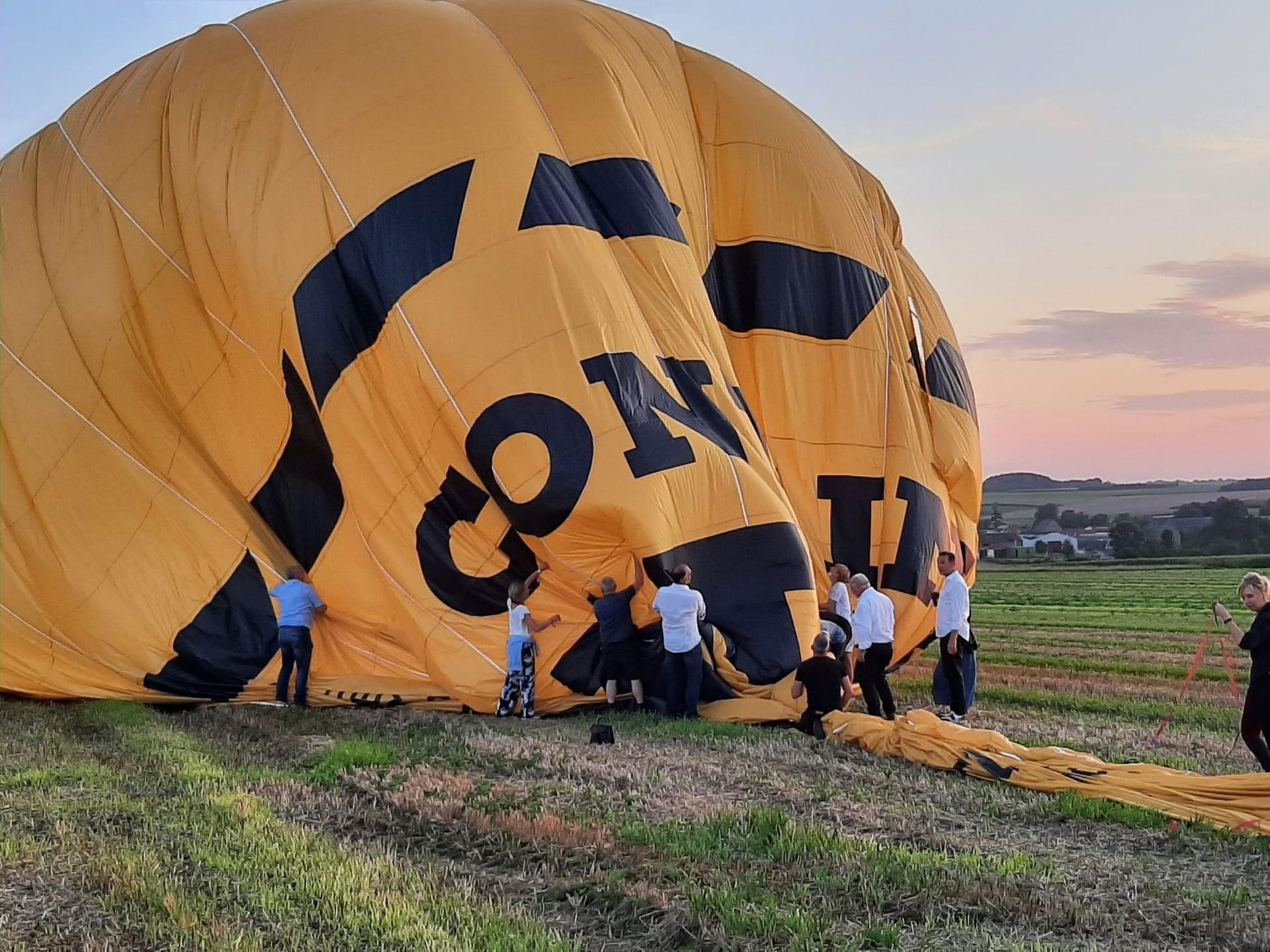 Ballonvaren boven Haspengouw